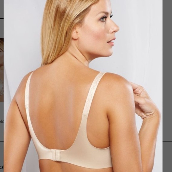 Lilyette 38C By Bali Magnificent Beauty Embellished Minimizer Underwire Bra 0481 - Picture 3 of 6